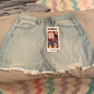 Blue jean Skirt!